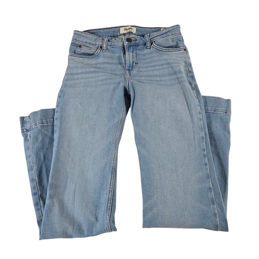 Wrangler Retro Mid Rise Trouser Jeans Light Wash Blue 27x32 112359375